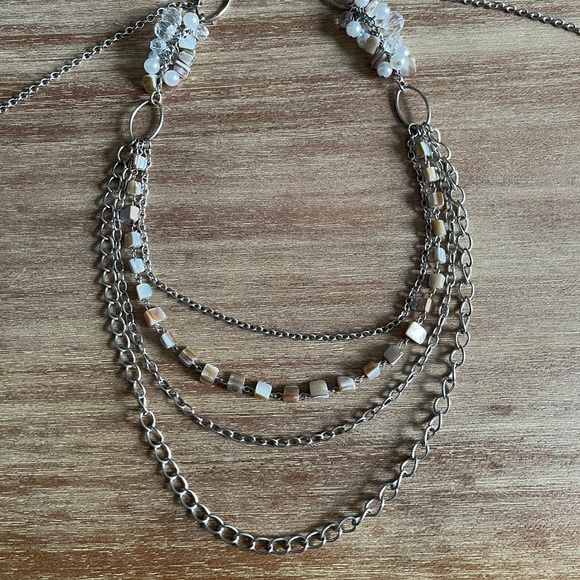 Sea shell-rocks  chain necklace - Picture 6 of 6